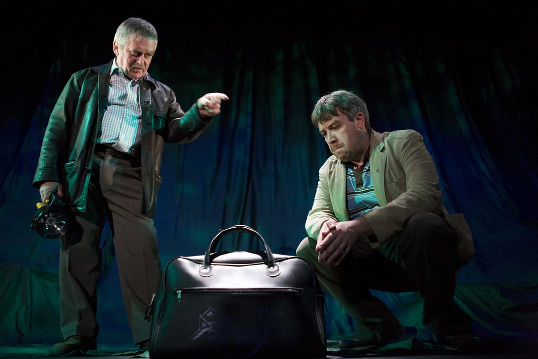 1 Fishamble World Premiere Of Rank By Robert Massey At The Civic From 13 Oct From L To R Eamonn Hunt Alan King Photographer Pat Redmond Orig