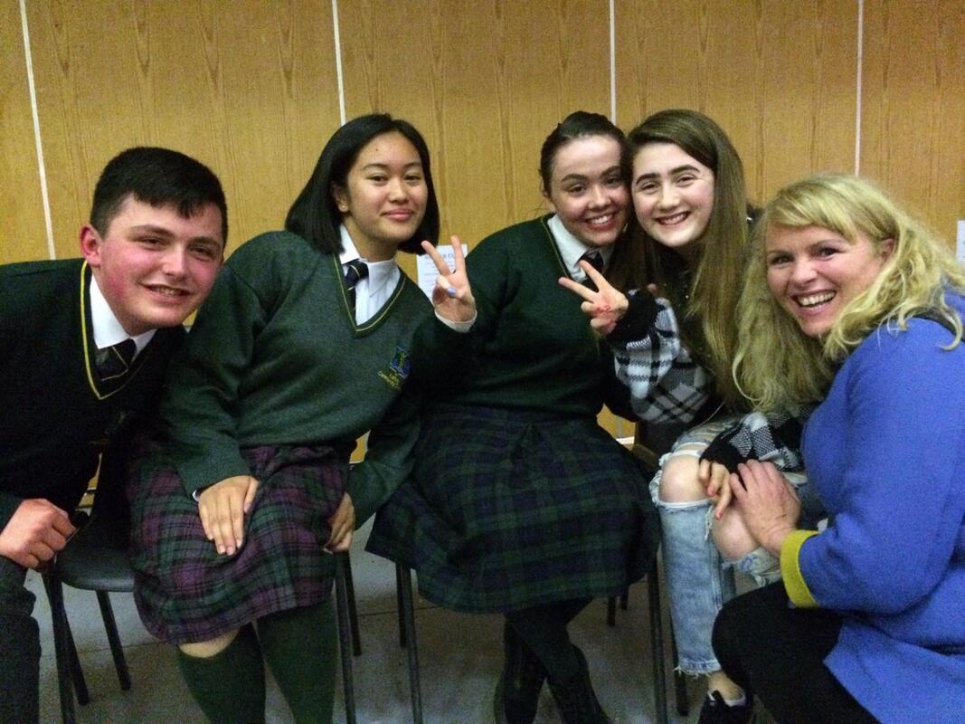 Students In Larkin Community College With Janet Moran From Haughey|gregory